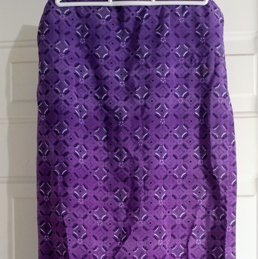 Rue21 Maxi Wrap Skirt Size Small 
Purple & Black